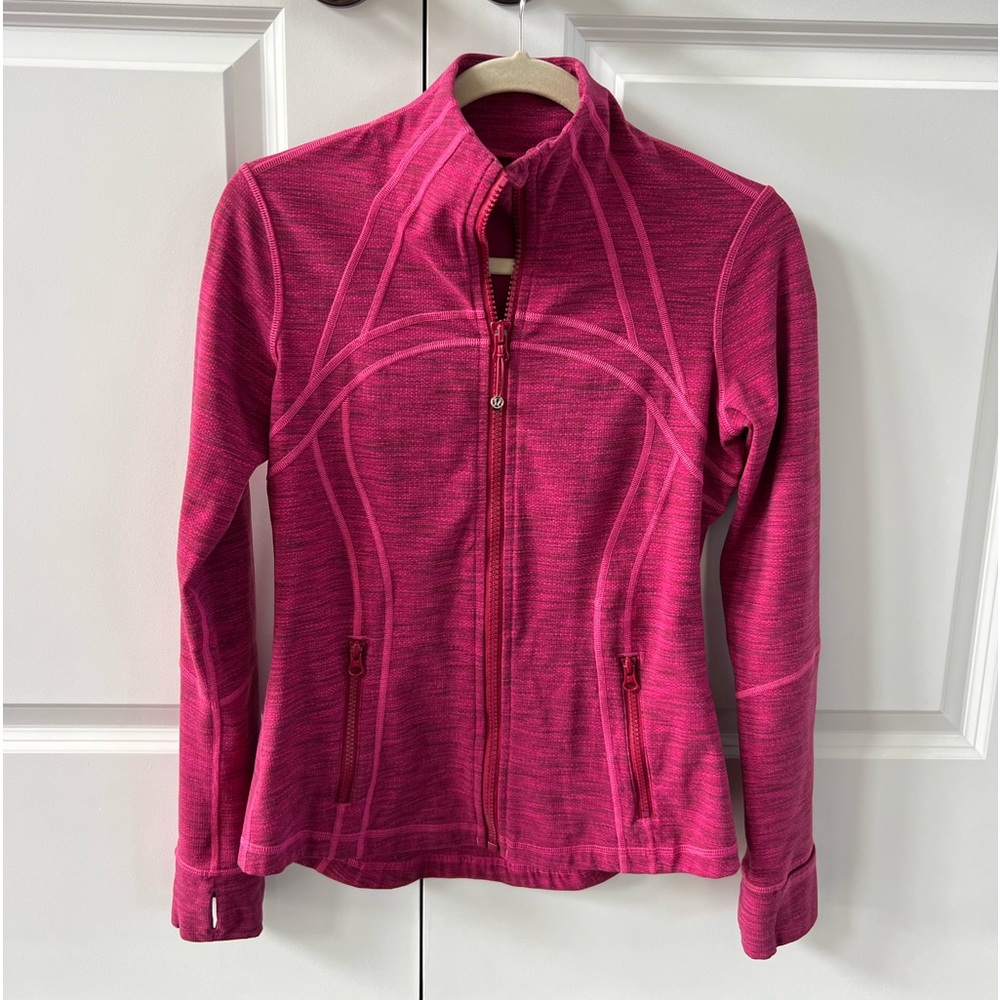 lululemon athletica Pink Full-Zip Athletic Jacket